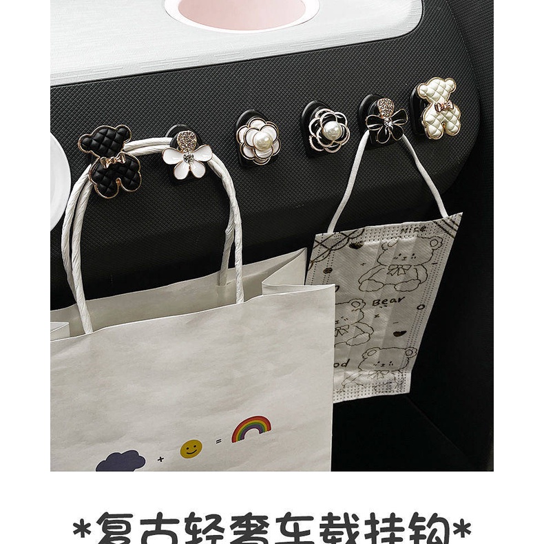 Mini Car Hook Interior Decoration Creative Small Hook Storage Macaron Modification Decorations car accessories PNh3
