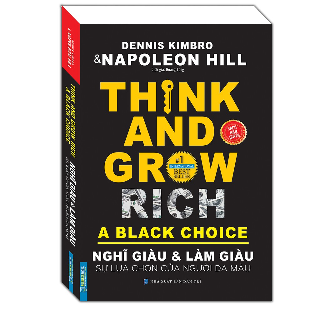 Sách - Nghĩ giàu và làm giàu sự lựa chọn của người da màu - tặng bookmark