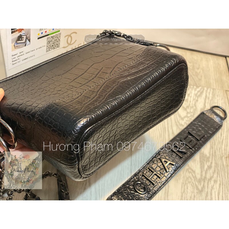 TÚI HOBO FULL BLACK SIZE 22 fullbox nam châm