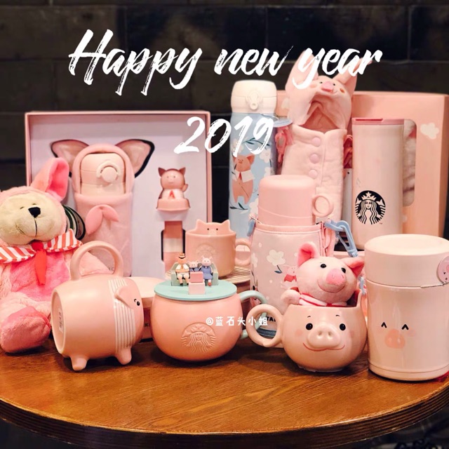 Cốc Starbucks Happy New Year 🌸