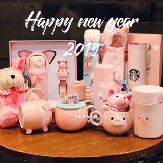 Cốc Starbucks Happy New Year 🌸
