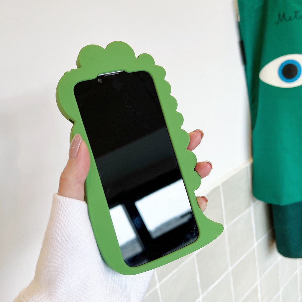Ôp Điện Thoại Dẻo Họa Tiết Khủng Long Dễ Thương Chống Sốc Cho iphone 15pro max 14pro max 14 15 6 7 8p x xs xr 11 12 13promax