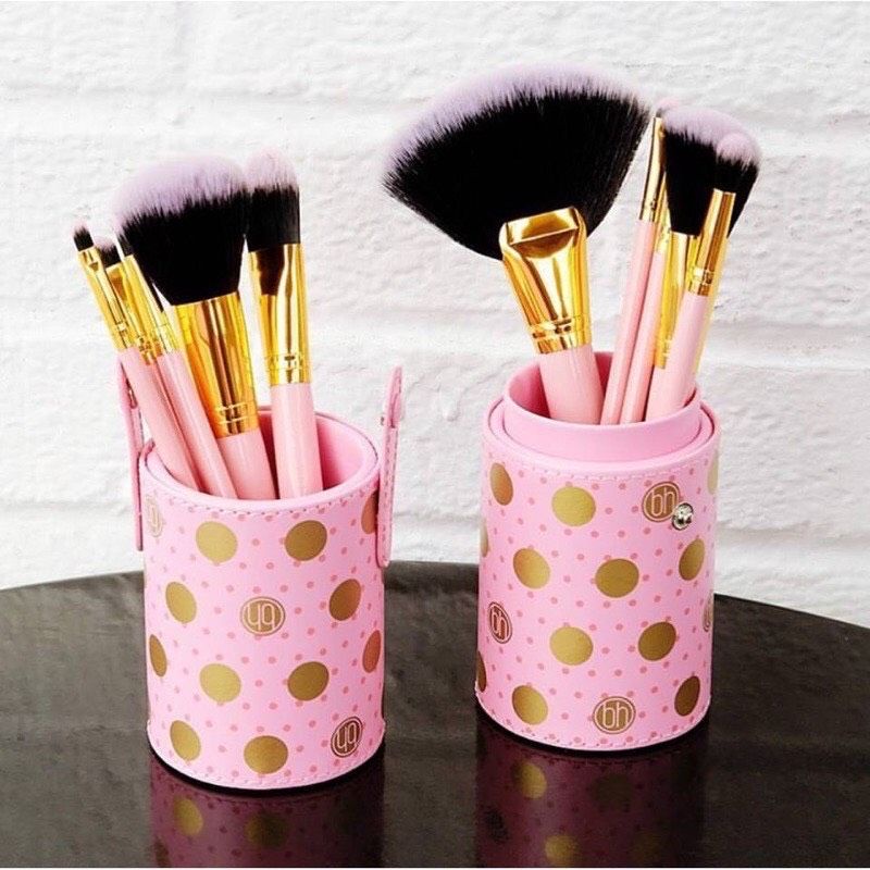 Cọ trang điểm bh cosmetics pink a dot, bộ cọ 11 cây make up cá nhân không kích ứng da mặt