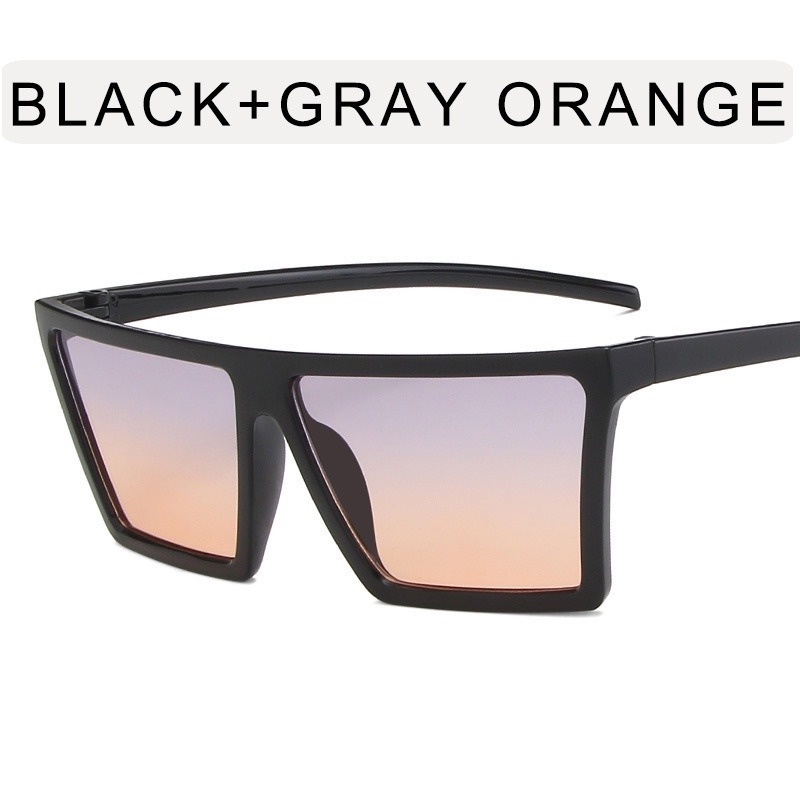 (KIQI-FASHION) COD Kính Mát Gọng Vuông Chống Tia Uv400 Thời Trang Dành Cho Nữ