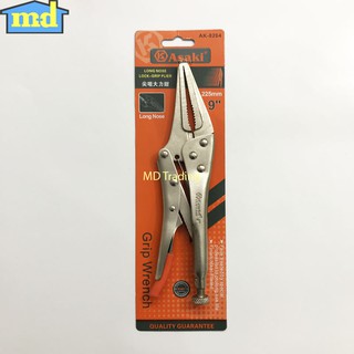 Kìm chết mũi nhọn Asaki AK-8264 9INCH
