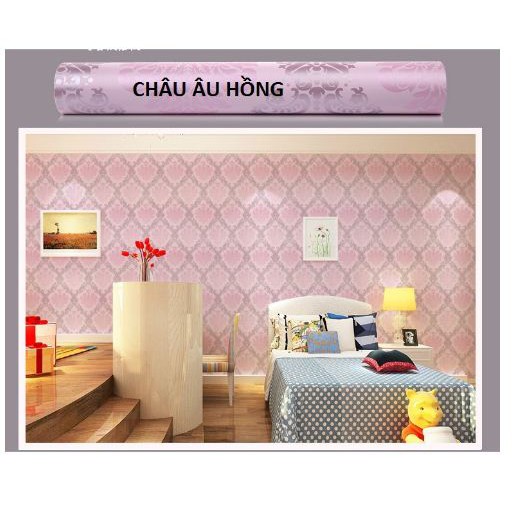 Bộ sưu tập các mẫu giấy dán tường có họa tiết hoa văn châu âu ( sang trọng và cá tính) - khổ rộng 45cm co keo sẵn