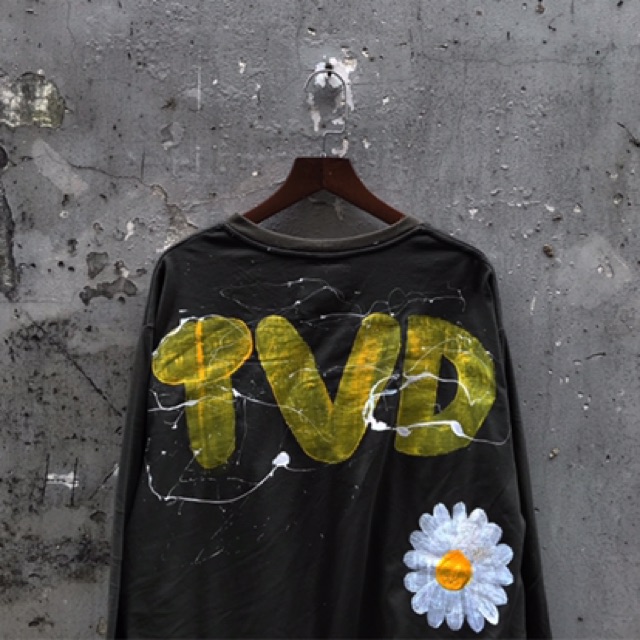 Áo “TVD HOACUC OLIVE LONG SLEEVE | BLINGBLING VER”