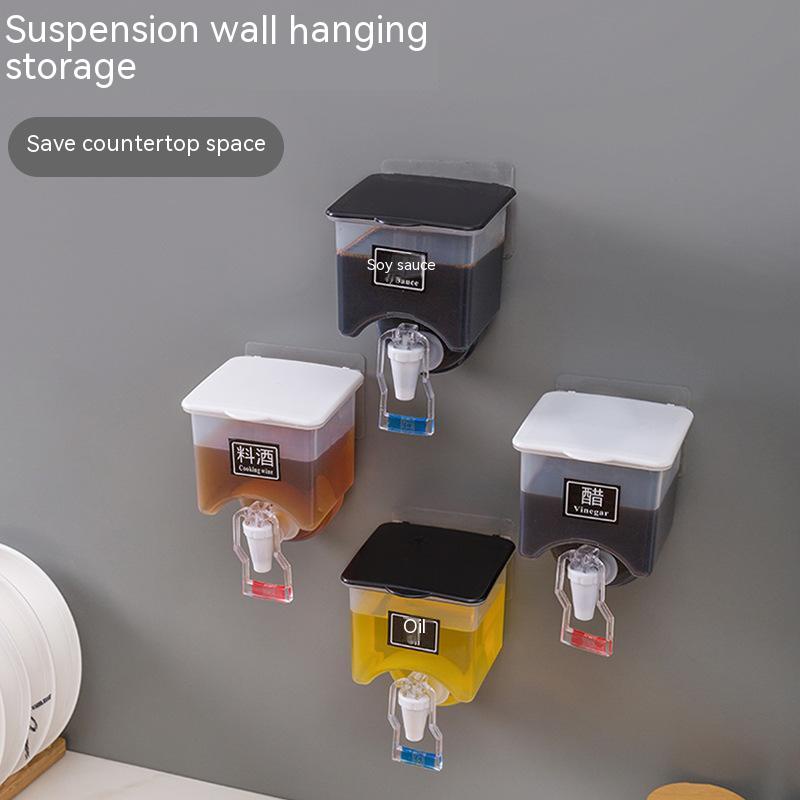 Lọ Đựng Gia Vị Dầu Ăn Gắn Tường Tiện Dụng Cho Nhà Bếp