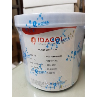 Màu bột thực phẩm Roha - Màu Ấn Độ (màu vàng chanh, xanh lá, cam , dâu, nâu, đen, tím, hồng, đỏ)