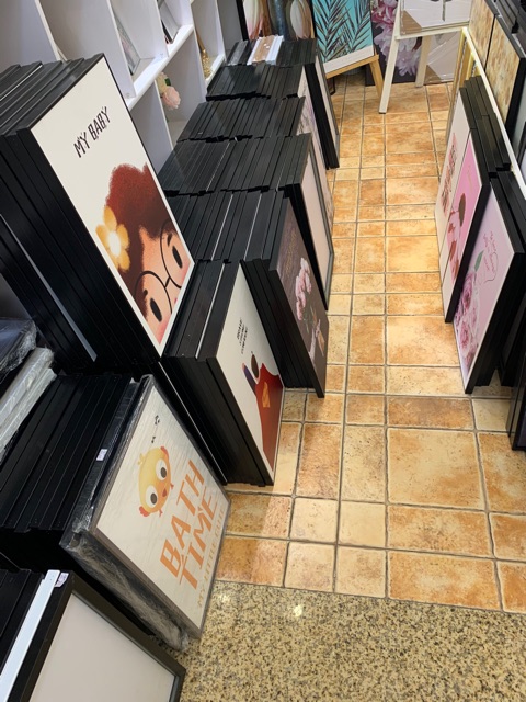 Khung tranh canvas hình hoa hiện đại cỡ 30x45 ( tranh kèm khung y hình ), Giá bán 1 tranh | BigBuy360 - bigbuy360.vn