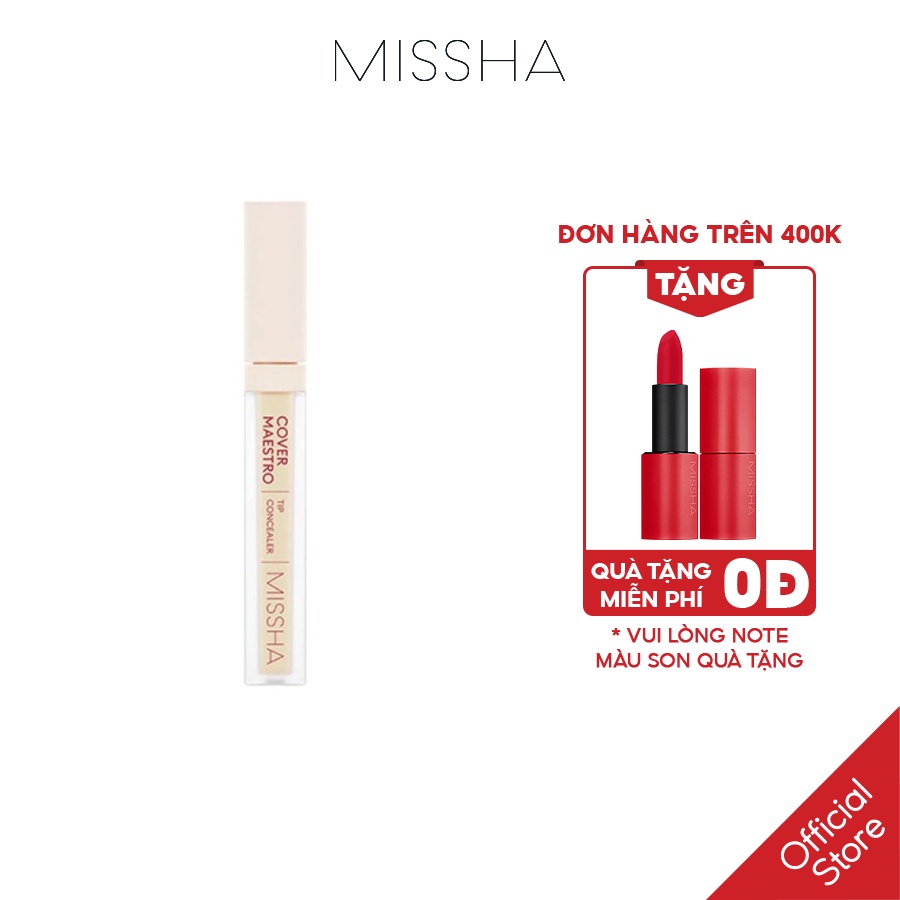 Che Khuyết Điểm Missha Cover Maestro Tip Concealer No.23 6g