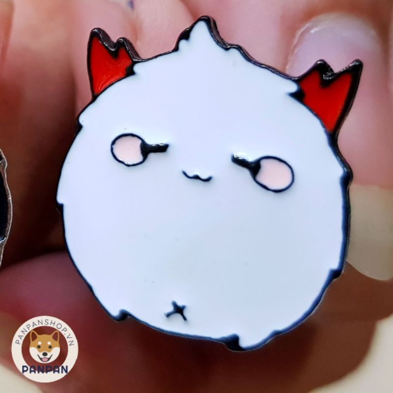 Pin cài áo Tỳ Bông/Tỳ Mộc anime Âm Dương Sư (Onmyoji) - nút cài áo