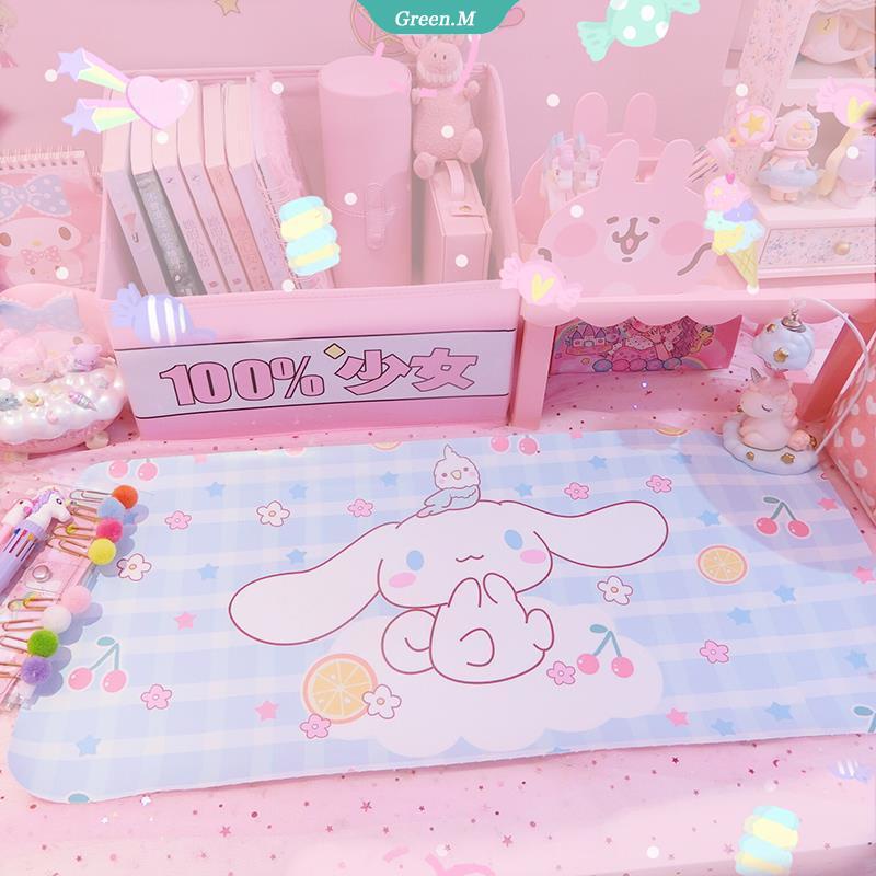 Miếng Lót Chuột 30*66cm Họa Tiết Hoạt Hình Cinnamonroll My Melody Dễ Thương Chống Trượt Tiện Dụng