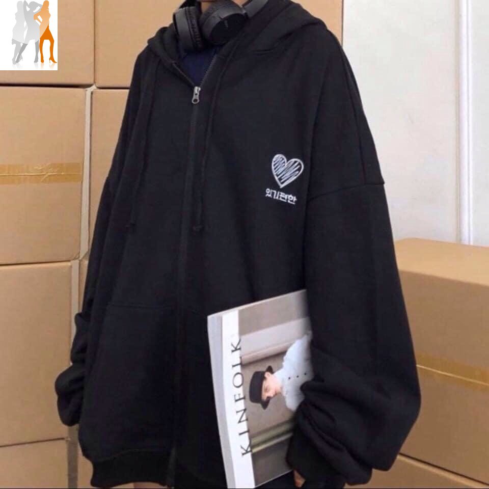 Áo khoác hoodie  🍁 [FreeShip ] 🍁 Áo khoác nỉ Với hình trái tim Siêu Dễ Thương Luôn | BigBuy360 - bigbuy360.vn