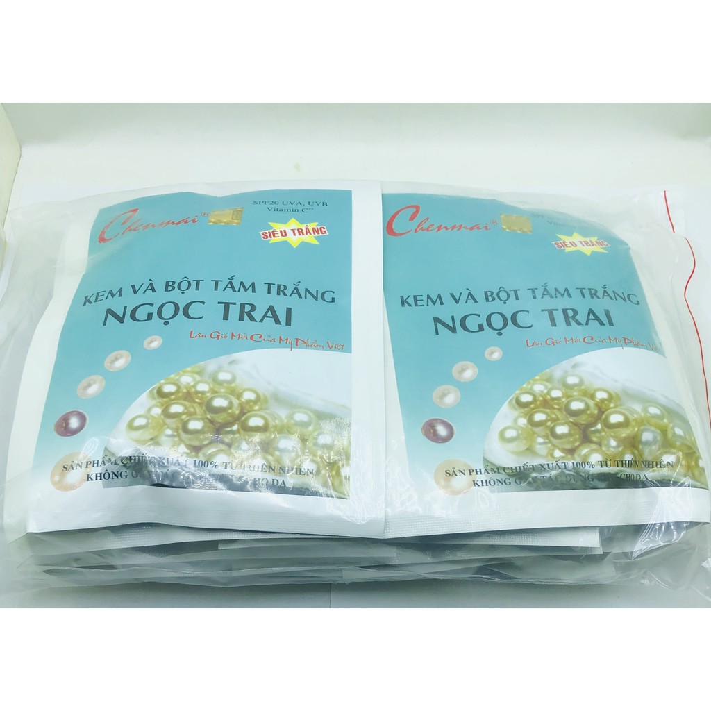 Tắm Trắng Ngọc Trai Chenmai 150g hàng chuẩn date mới