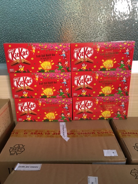 socola kitkat tết hộp 102g 6thanh 2f