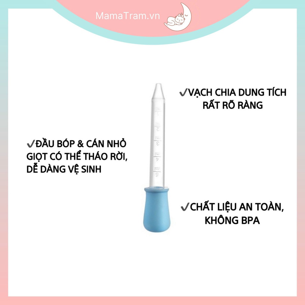 Ống Bón Sữa Cho Bé Lười Ti Bình Chất Liệu Nhựa An Toàn Không Chứa BPA