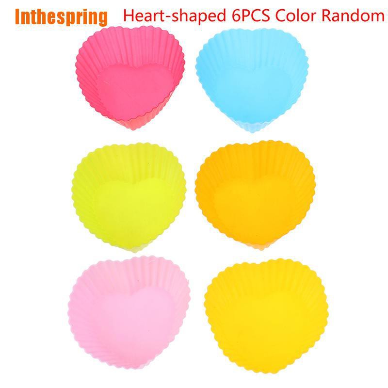 Bộ 6 Bánh Cupcake Silicone