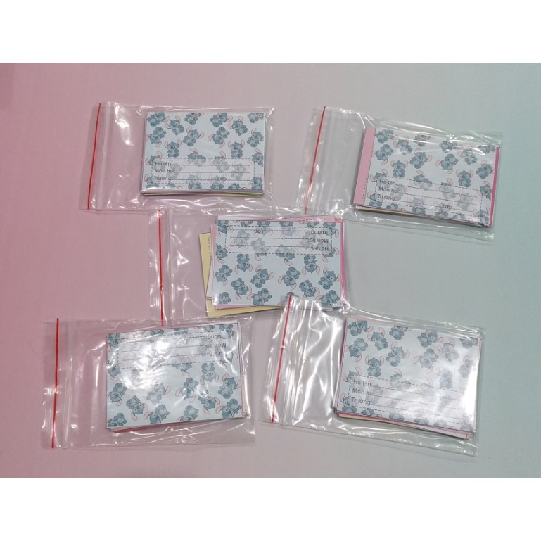 nhãn vở stitch NV36 hoạt hình set 16 chiếc có keo dán sẵn