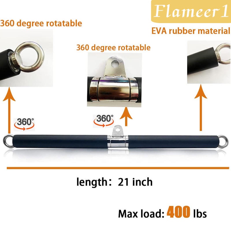 [Flameameer1] Dây Thừng Kéo Mặt Sau Hỗ Trợ Tập Gym / Thể Hình Tại Nhà