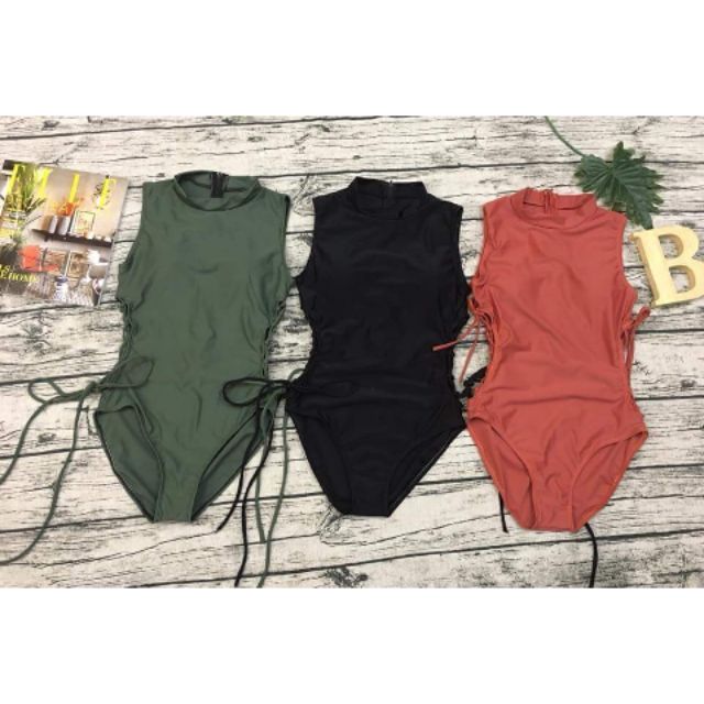 Monokini dây đan hông
