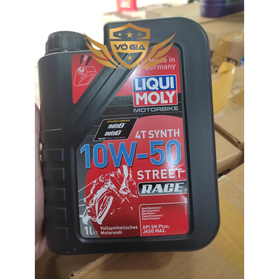 Nhớt Liqui Moly Street Race 10w50 1502 dùng cho xe số va côn tay