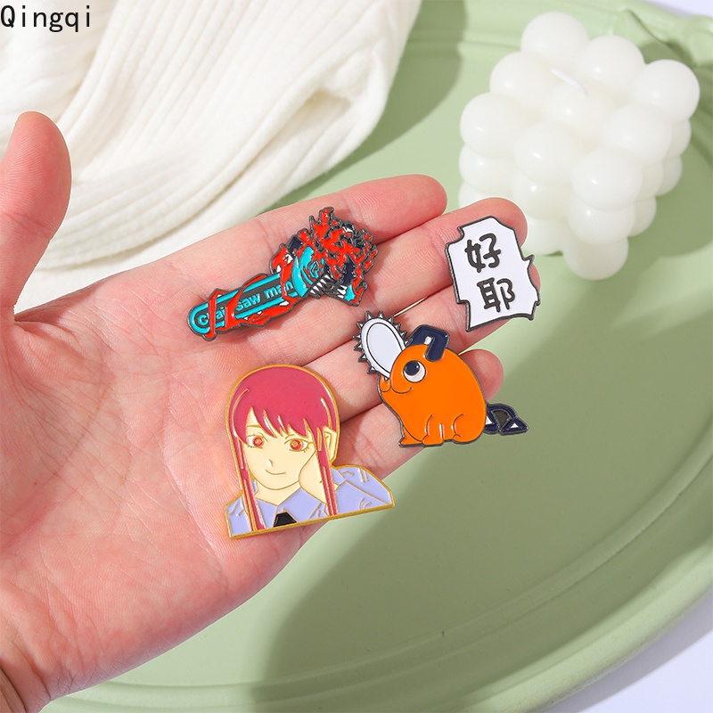 Ghim cài áo Miss Zoe hình anime Chainsawman mới bằng kim loại