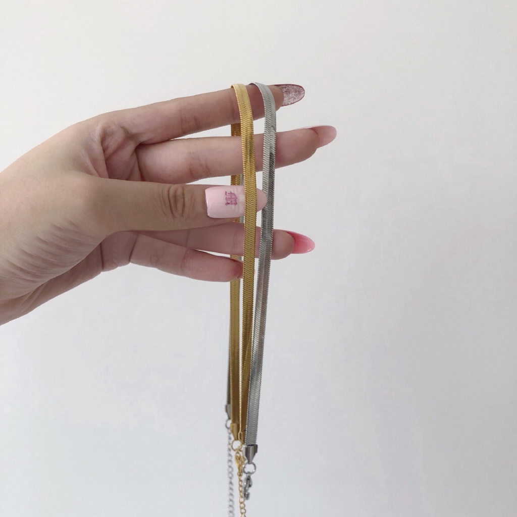 Vòng cổ VNOX mạ vàng/ bạc đơn giản thời trang cho nữ