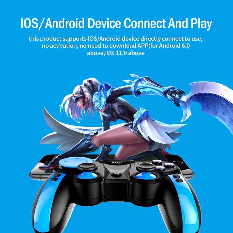 Tay Cầm Chơi Game Bluetooth Không Dây Pg-9157 9157ninja Cho Android Và Ios