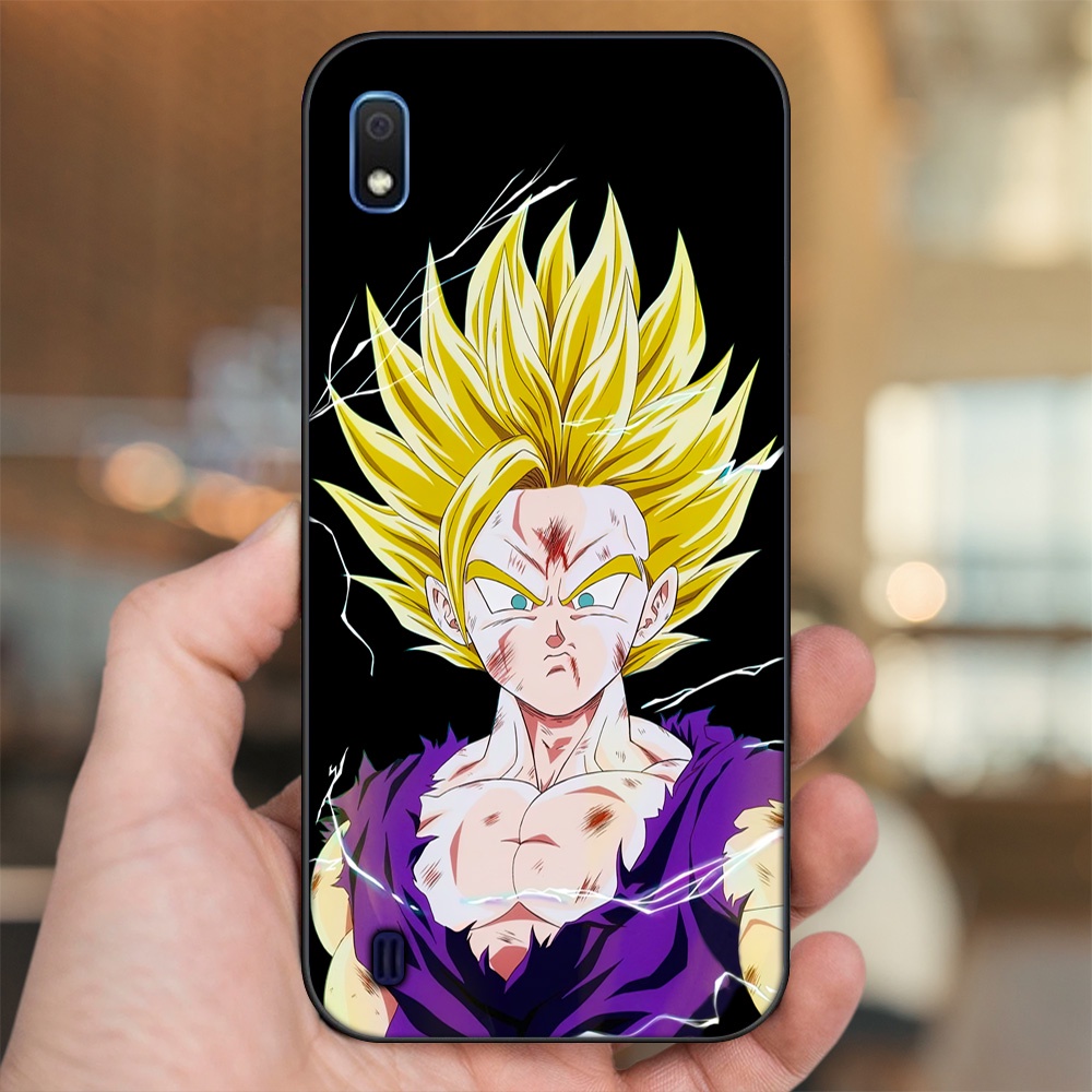 Ốp lưng Samsung A10 viền đen in hình Gohan Dragon Ball