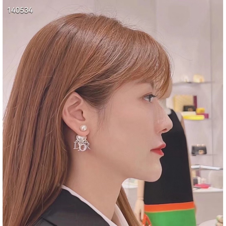 Khuyên tai/ bông tai Di.or đá mi ngọc xinh xắn 🍓
