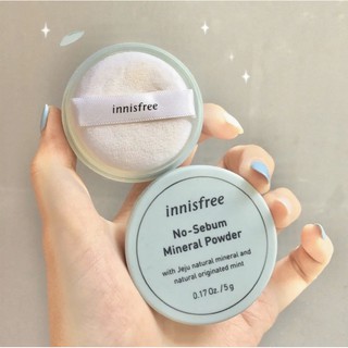 (Mẫu mới) Phấn phủ Innisfree No Sebum Mineral Powder