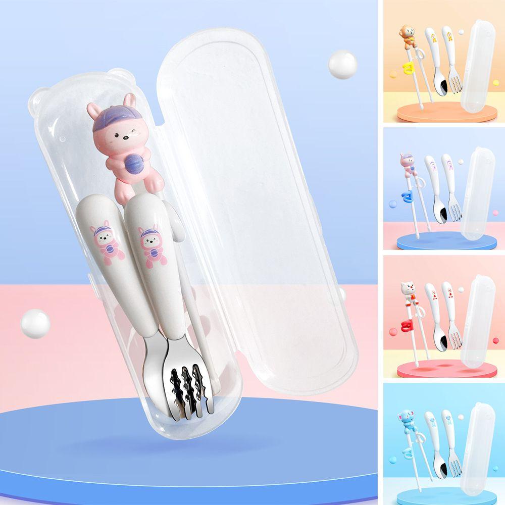 Đũa Tập Ăn Bằng Thép Không Gỉ Cho Bé