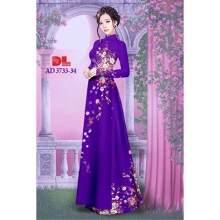Áo dài in cả bộ áo và quần