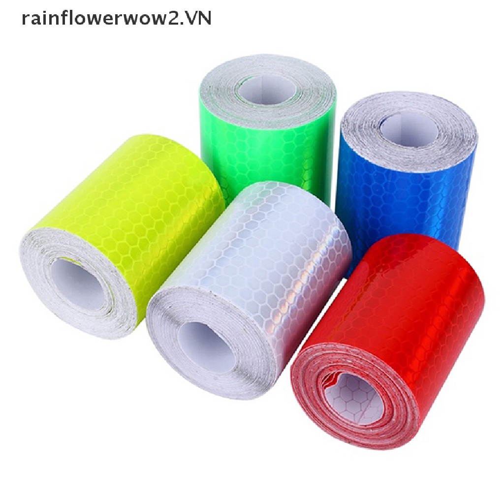 Cuộn Băng Keo Phản Quang Tự Dính 1m * 5cm Cảnh Báo An Toàn Cho Xe Hơi / Xe Tải