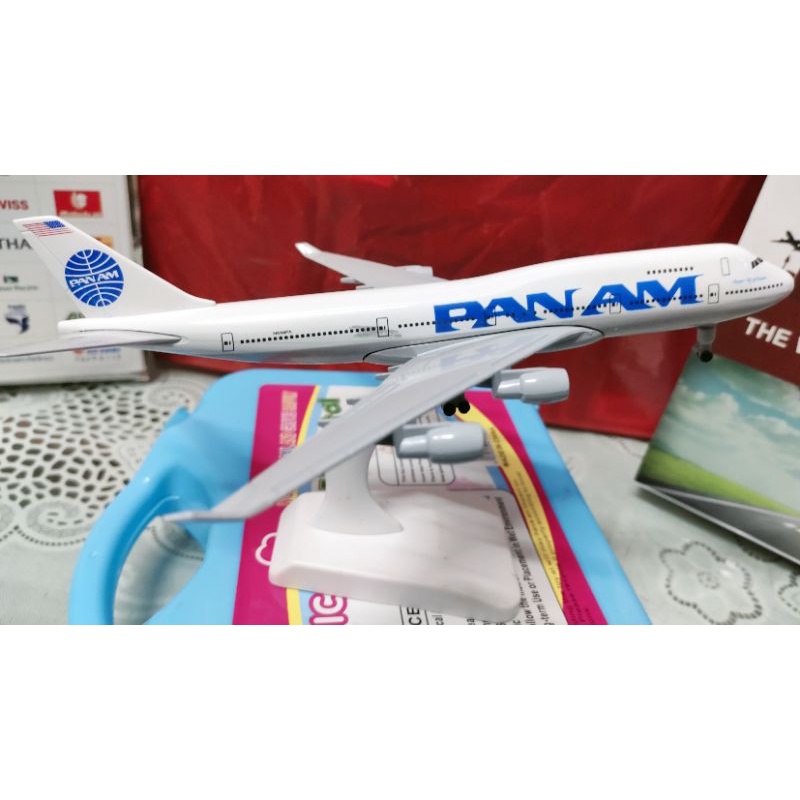 Mô hình máy bay PAN AM kim loại 20cm