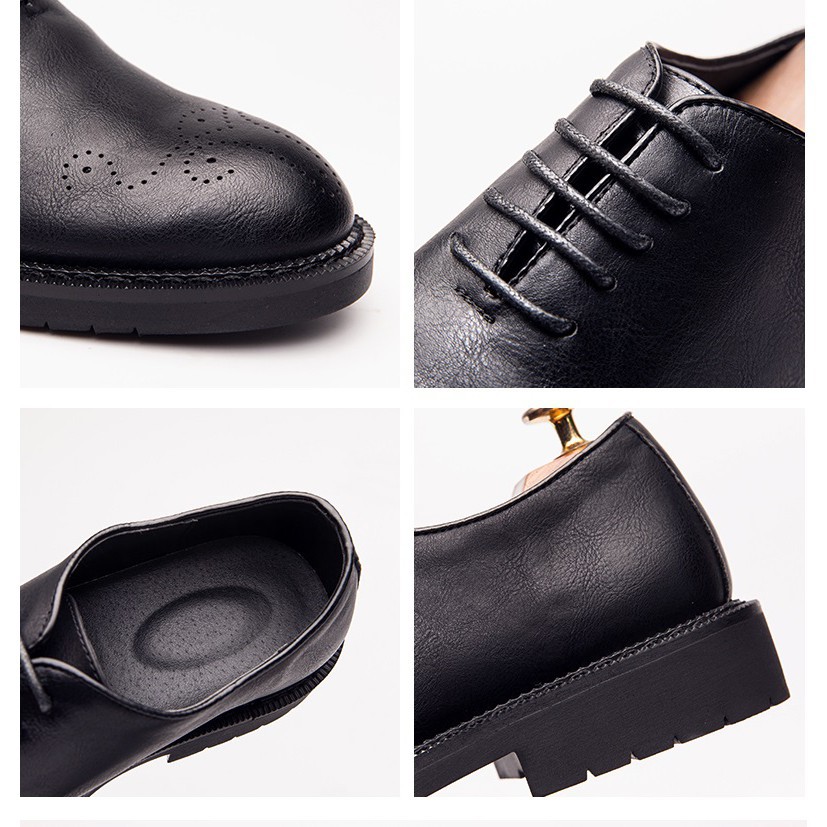 Luxury business style western shoes for men