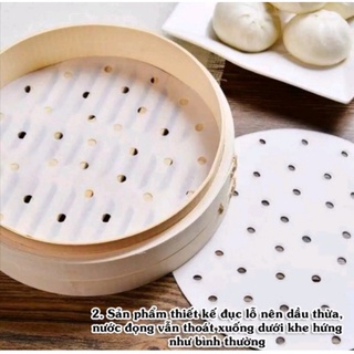 Giấy Nến Đục Lỗ Tròn Size 22cm