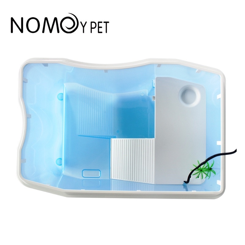 Bể nuôi rùa nước, rùa bán cạn, thủy sinh 2 tầng KT 60x35x25cm chất liệu PP