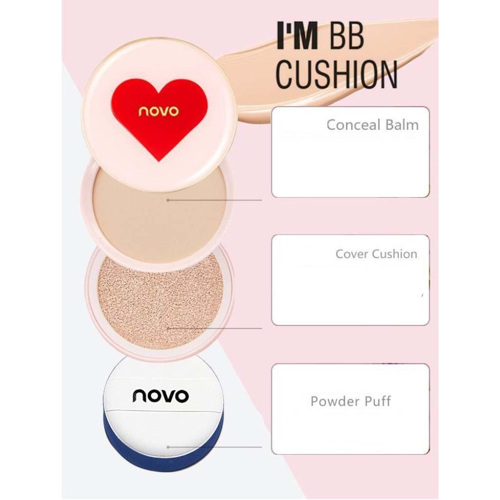 Phấn nước cushion Novo Air BB Cream 2in1 Tặng kèm Lõi Thay Thế | BigBuy360 - bigbuy360.vn