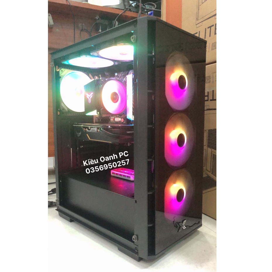 Vỏ Case Xigmatek Elite ONE 3FX Gaming ATX sẵn 3 Fan X22 ARGB, hàng chính hãng