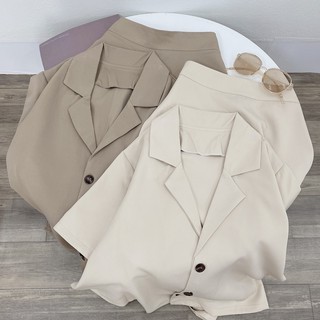 Set vest váy dài