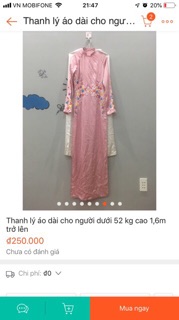 Combo 2 áo dài 450k ( hồng thêu và cam)