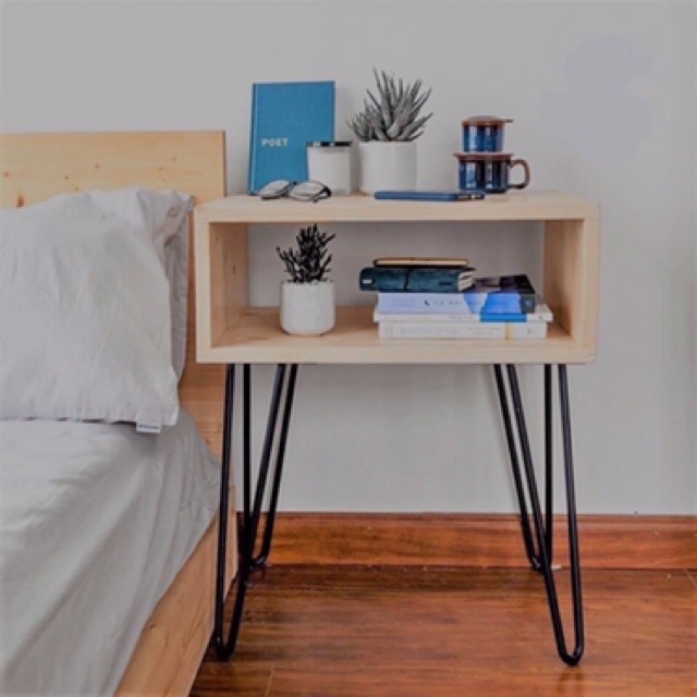 Chân sắt Hairpin Sơn tĩnh điện có tặng kèm ốc vít, chân bàn sắt | BigBuy360 - bigbuy360.vn