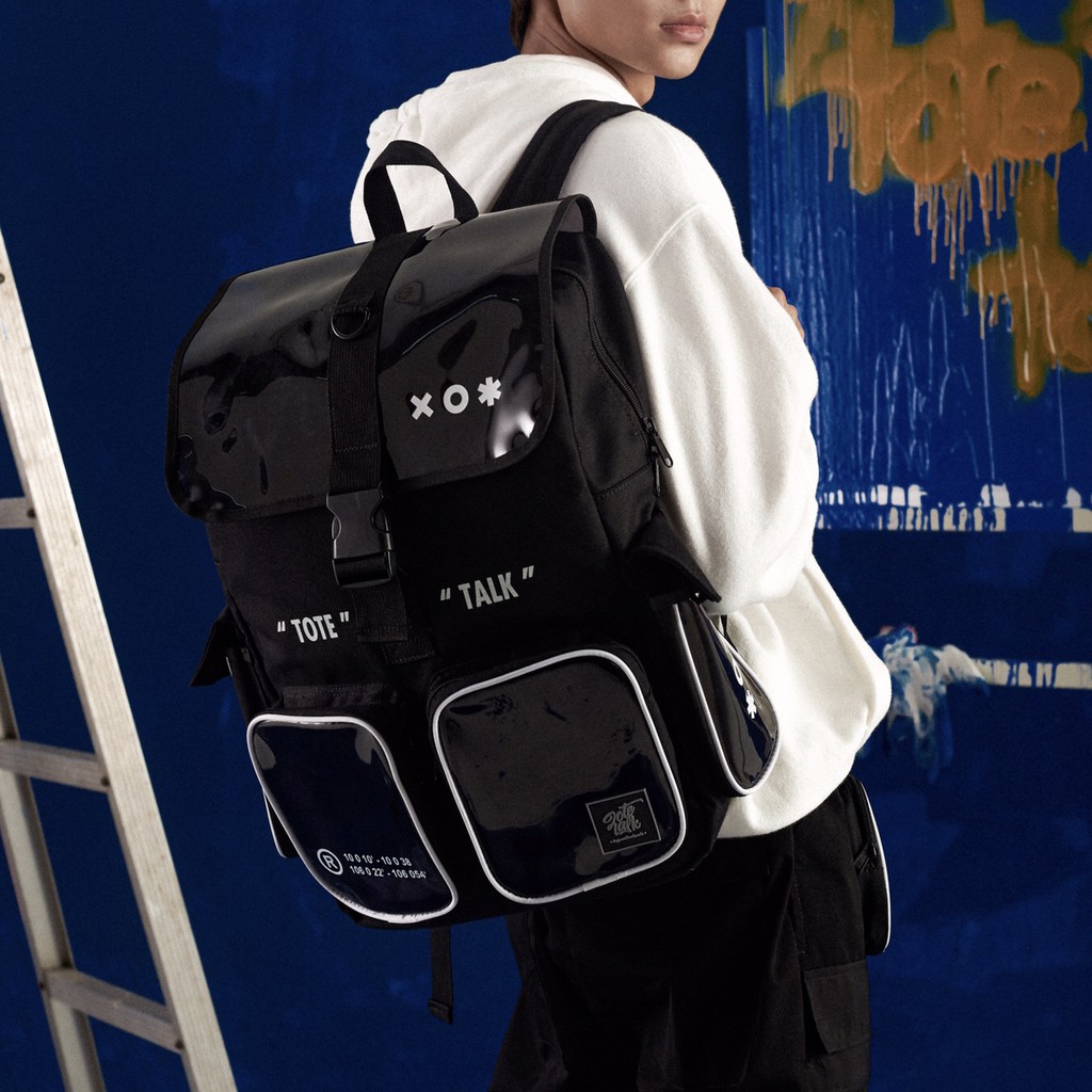 [Hot Trend] Balo Hologram 3 Màu Khóa Gài Thời Thượng VR BACKPACK - Chống Nước Tote Talk