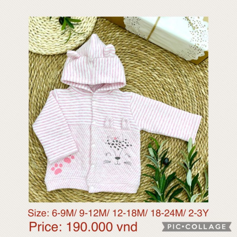 Moon - Áo khoác nỉ bông cho bé 6-18kg