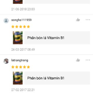 Phân bón lá Vitamin B1 235ml