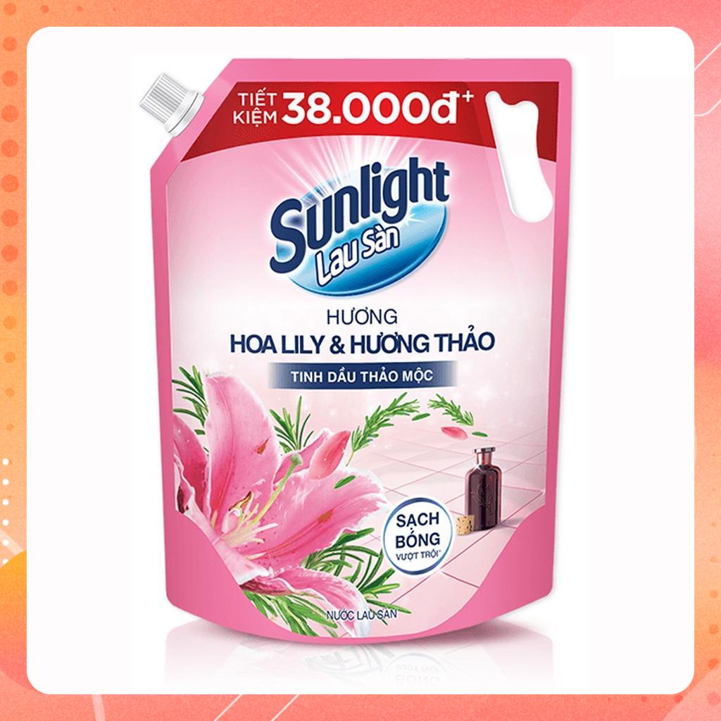 Nước Lau Sàn Sunlight Tinh Dầu Thảo Mộc Túi 3.6 Kg