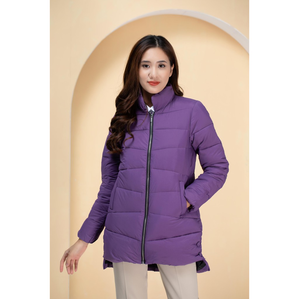 Áo phao cúc sườn tím A735-2 NỮ TNG | BigBuy360 - bigbuy360.vn