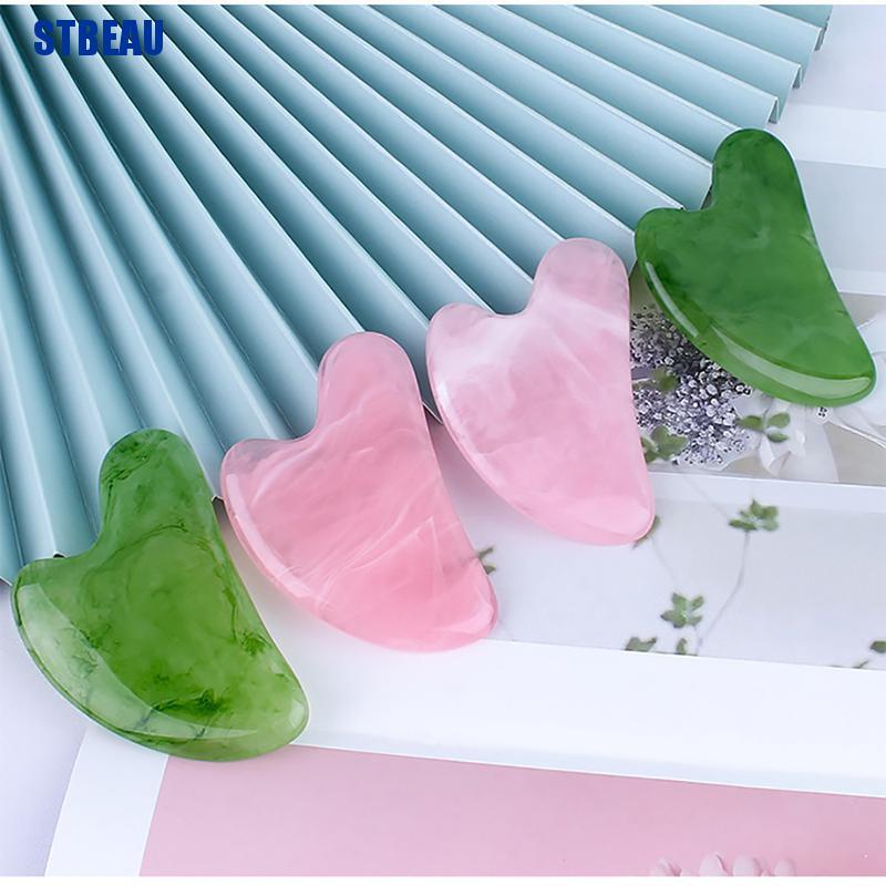 Dụng Cụ Mát Xa Mặt Bằng Nhựa Resin Tự Nhiên